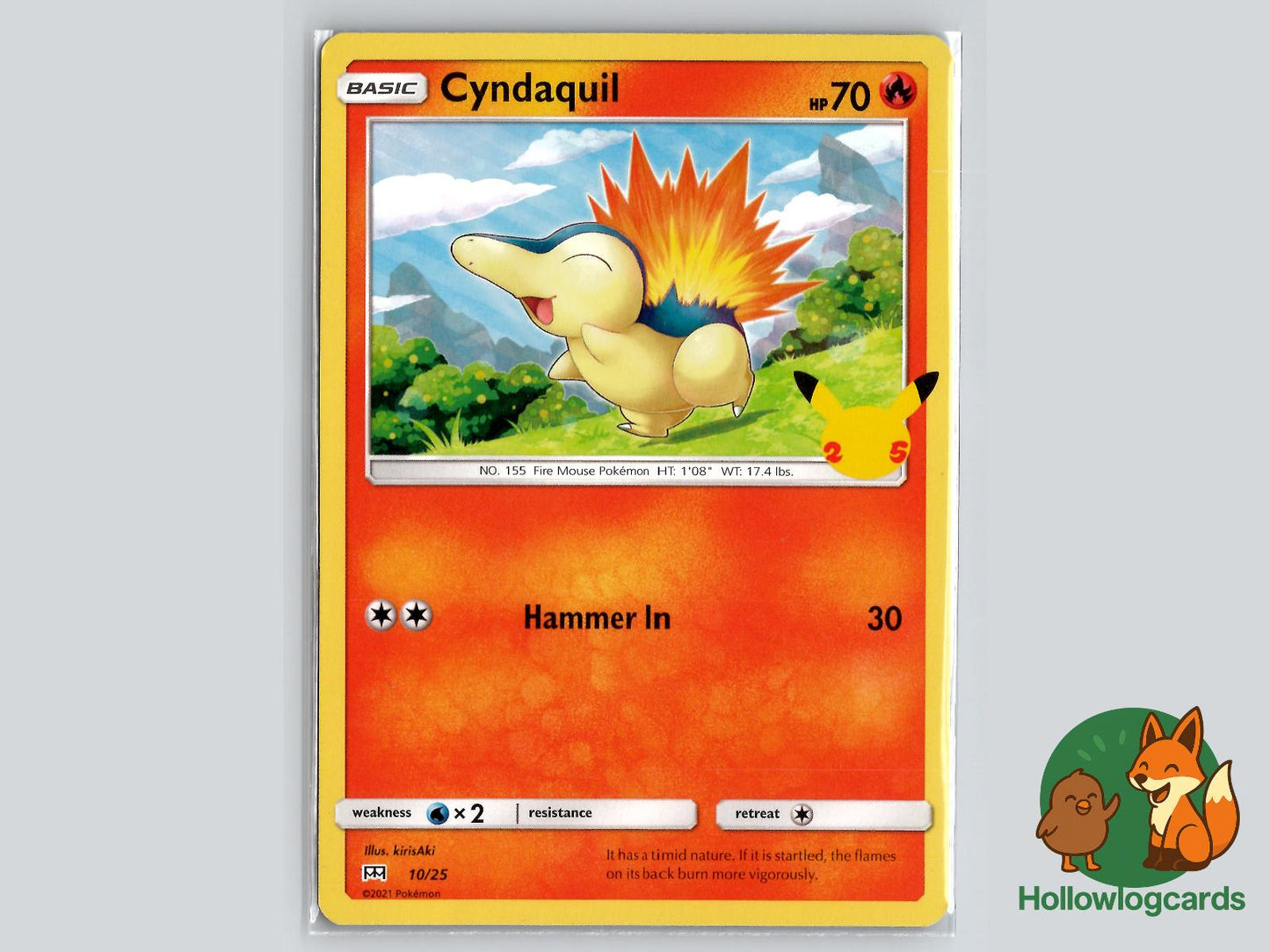 Cyndaquil (010/025) Pokémon Card