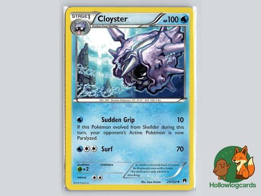 Cloyster (24/122) - BREAKpoint Pokémon Card