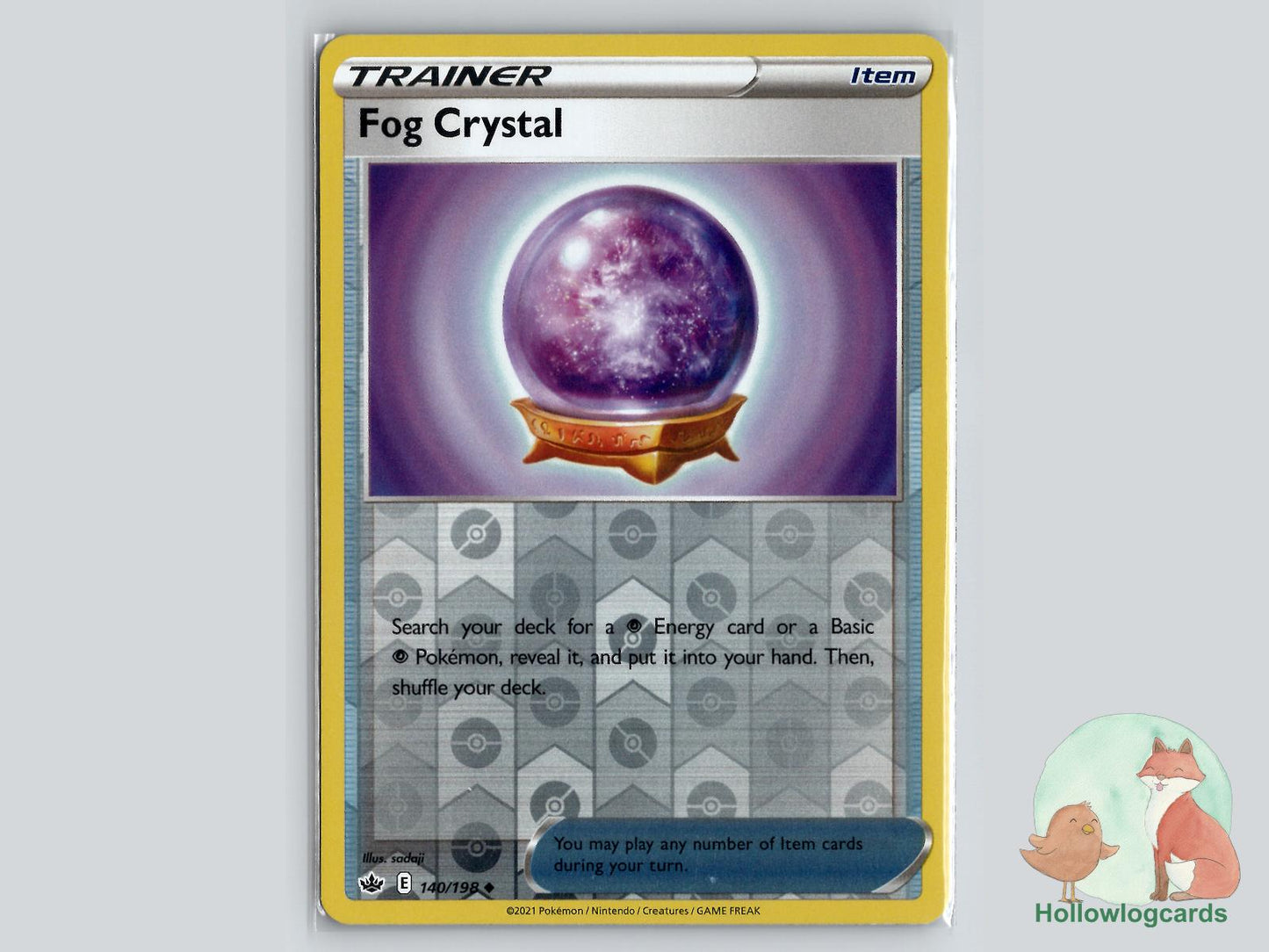 Fog Crystal (140/198) - Chilling Reign Pokémon Card