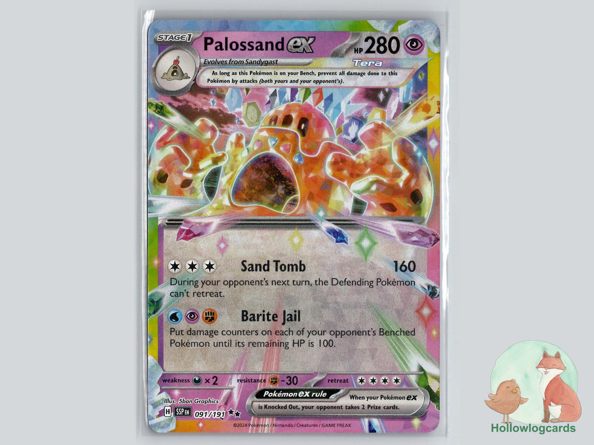 Palossand ex (091/191) - Surging Sparks Pokémon Card
