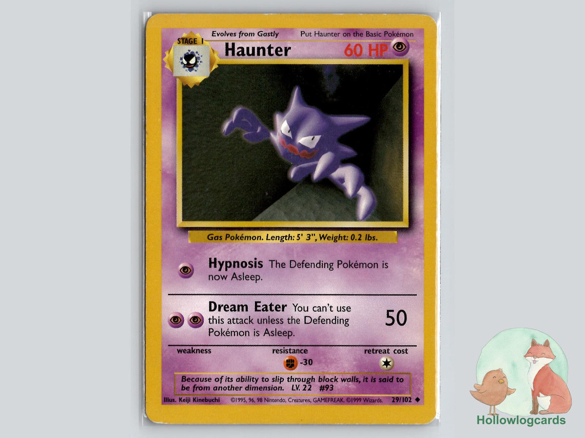 Haunter (29/102) - Base Pokémon Card