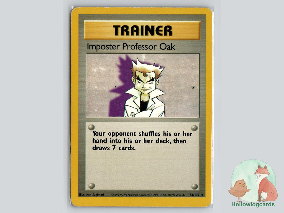 Imposter Professor Oak (73/102) - Base Pokémon Card