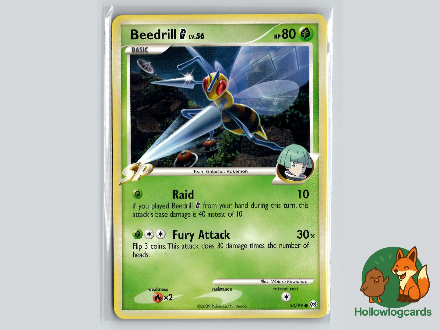 Beedrill G (53/99) - Arceus Pokémon Card