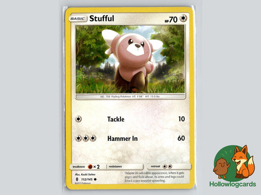 Stufful (112/145) - Guardians Rising Pokémon Card