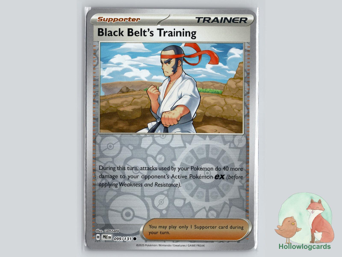 Black Belt's Training (099/131) - Prismatic Evolutions Pokémon Card