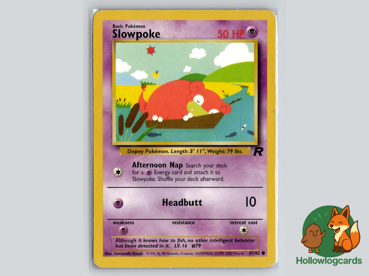 Slowpoke (67/82) - Team Rocket Pokémon Card