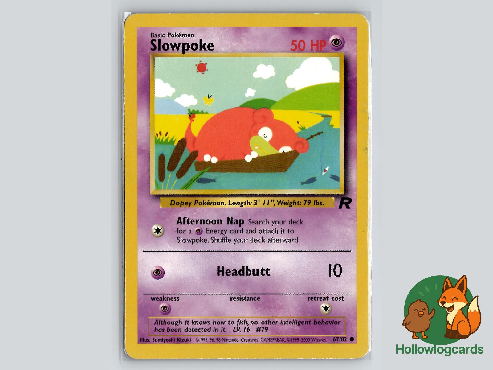 Slowpoke (67/82) - Team Rocket Pokémon Card