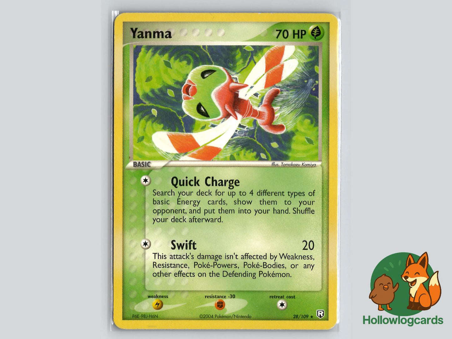 Yanma (28/109) - Team Rocket Returns Pokémon Card