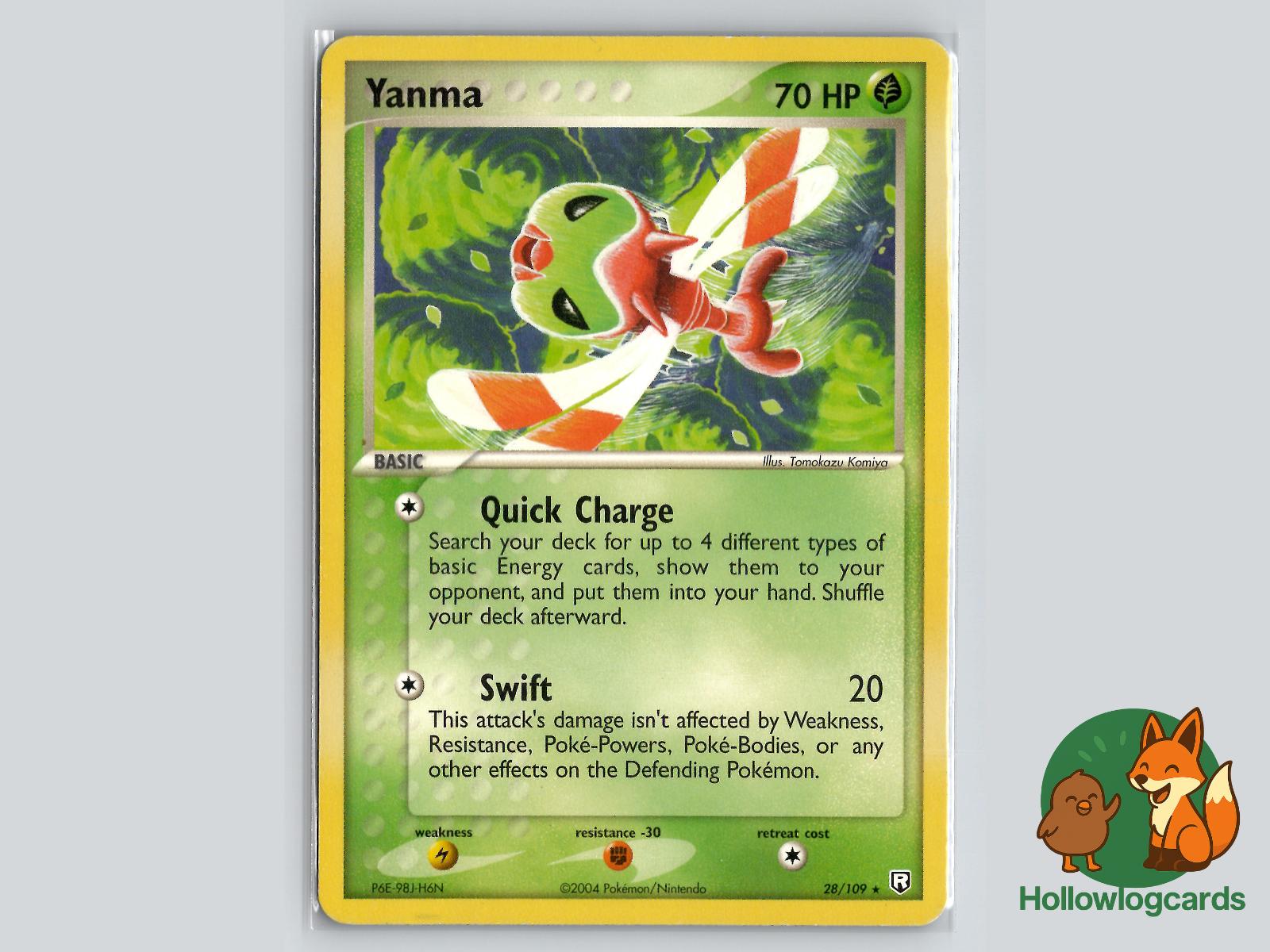Yanma (28/109) - Team Rocket Returns Pokémon Card