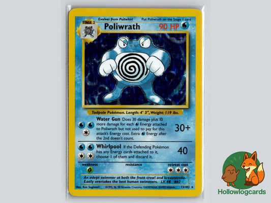 Poliwrath (13/102) - Base Pokémon Card