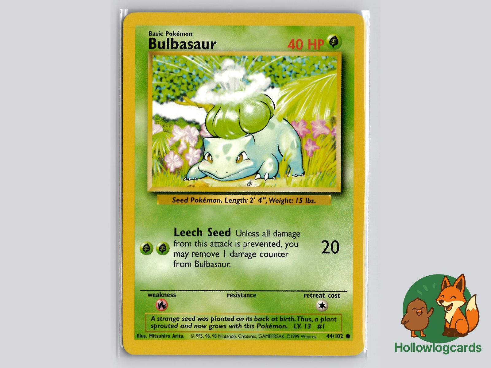 Bulbasaur (44/102) - Base Pokémon Card