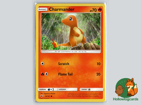 Charmander (18/147) - Burning Shadows Pokémon Card