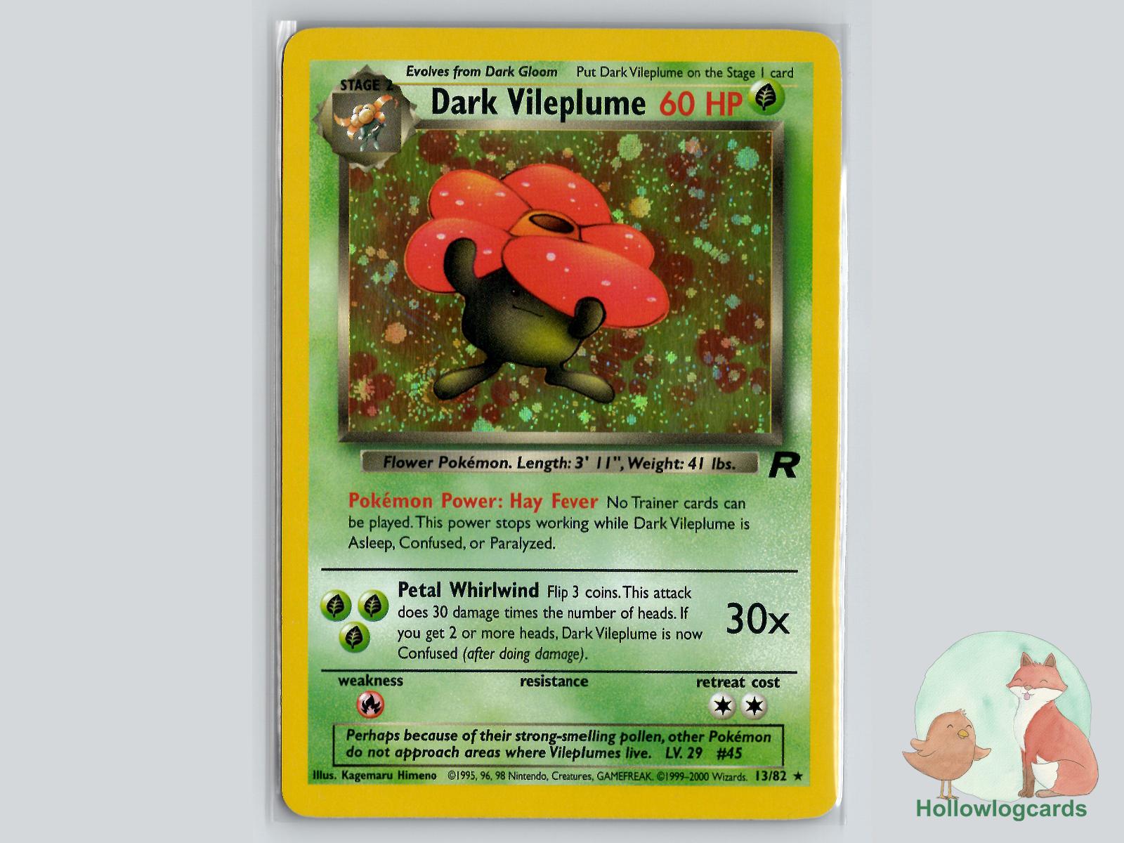 Dark Vileplume (13/82) - Team Rocket Pokémon Card