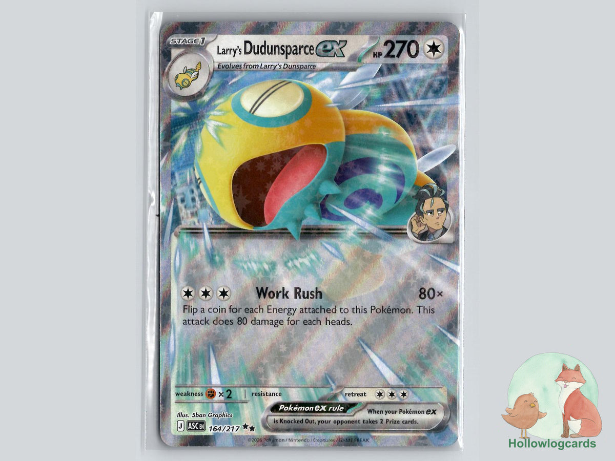 Larry's Dudunsparce ex (164/217) Pokémon Card