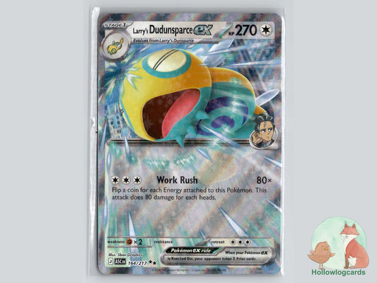 Larry's Dudunsparce ex (164/217) Pokémon Card