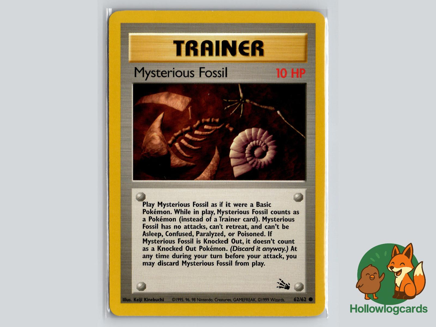Mysterious Fossil (62/62) - Fossil Pokémon Card