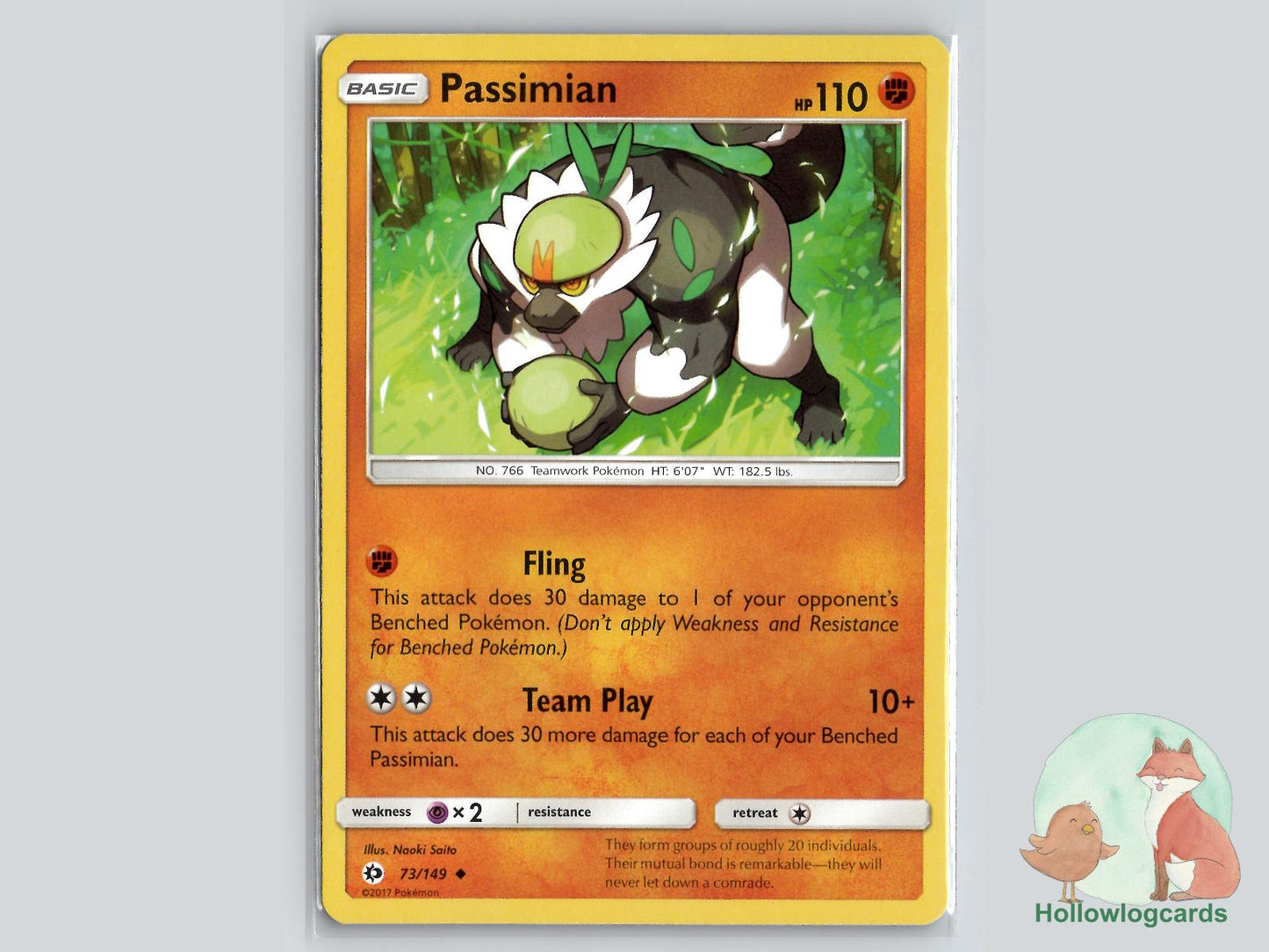 Passimian (73/149) - Base Pokémon Card
