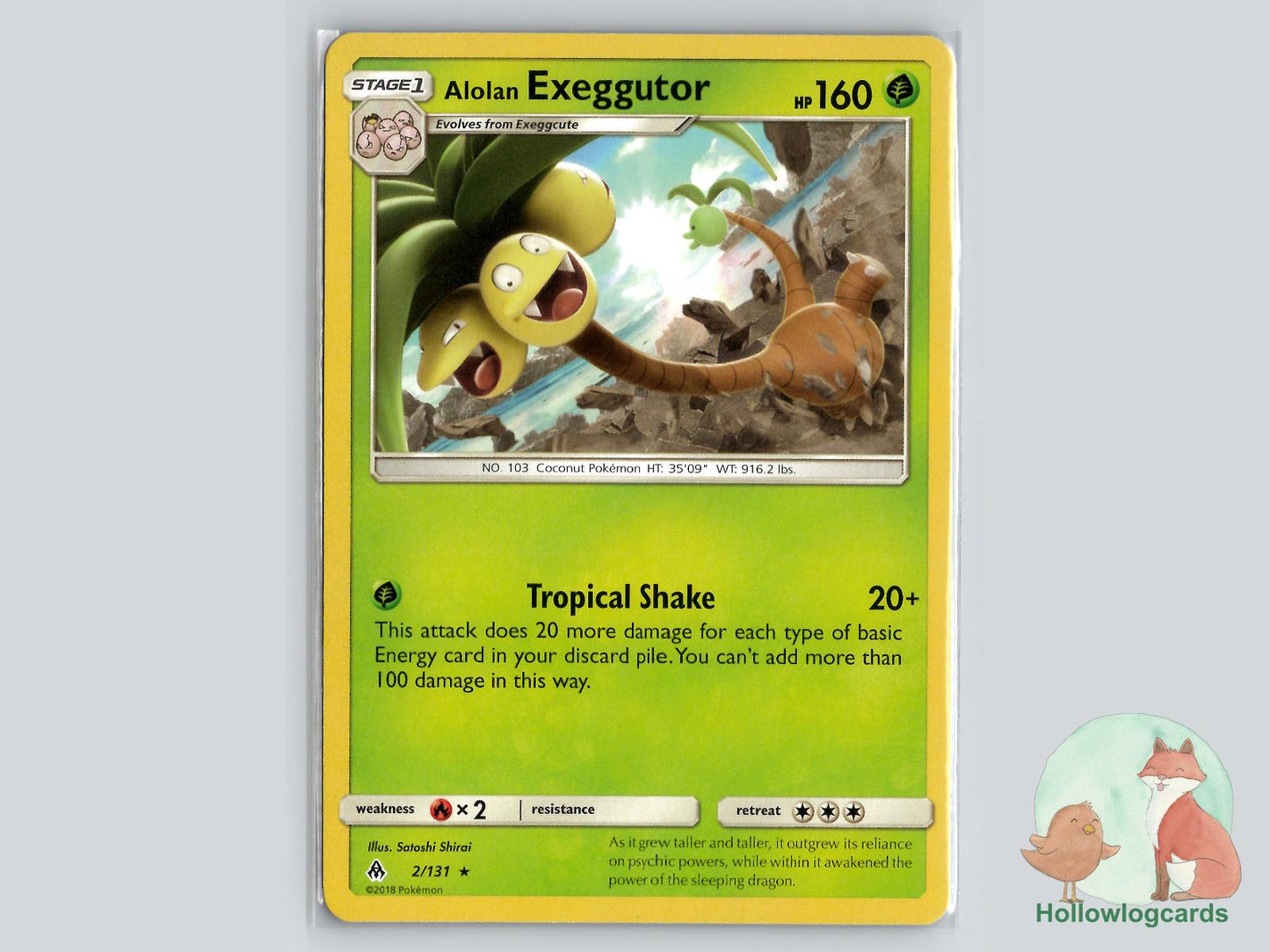 Alolan Exeggutor (2/131) - Forbidden Light Pokémon Card
