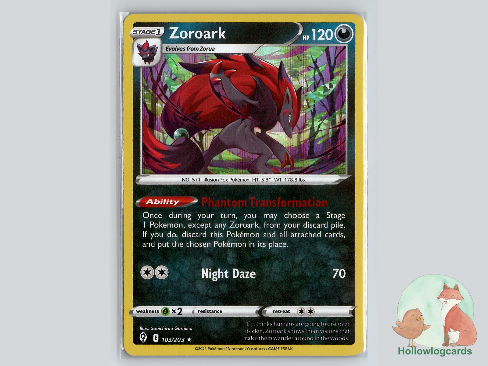 Zoroark (103/203) - Evolving Skies Pokémon Card