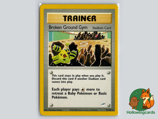 Image of Broken Ground Gym Neo Destiny (N4) #92