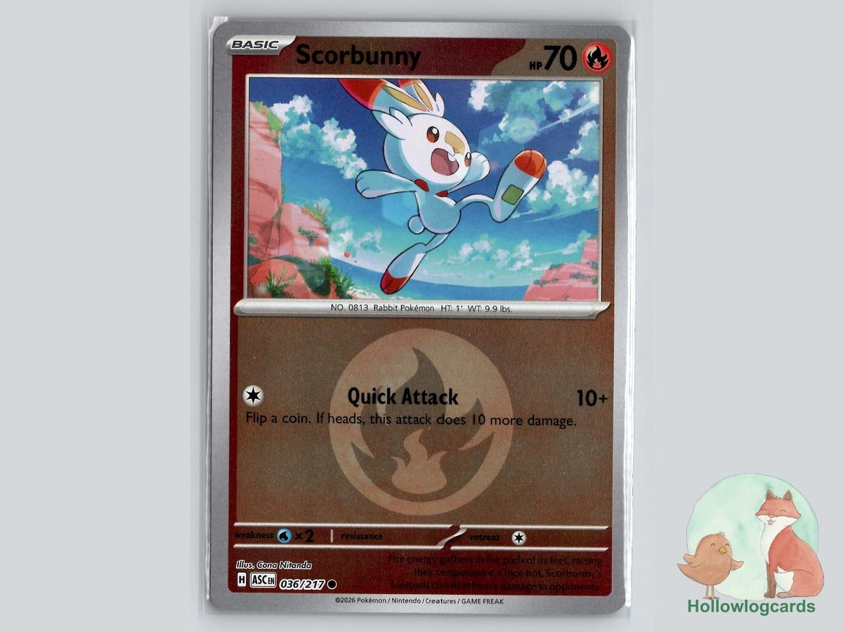 Scorbunny (036/217) Pokémon Card