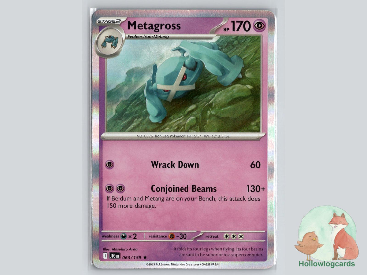 Metagross (063/159) - Journey Together Pokémon Card