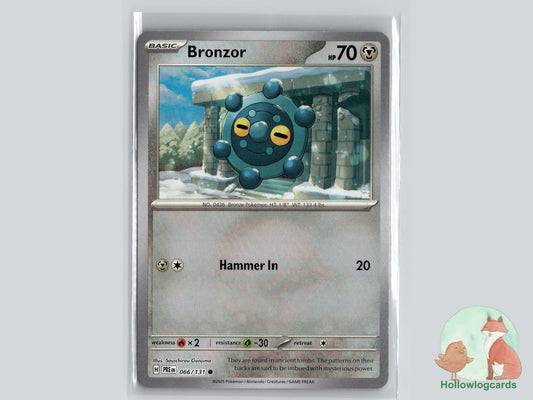 Bronzor (066/131) - Prismatic Evolutions Pokémon Card