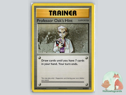 Professor Oak's Hint (84/108) - Evolutions Pokémon Card