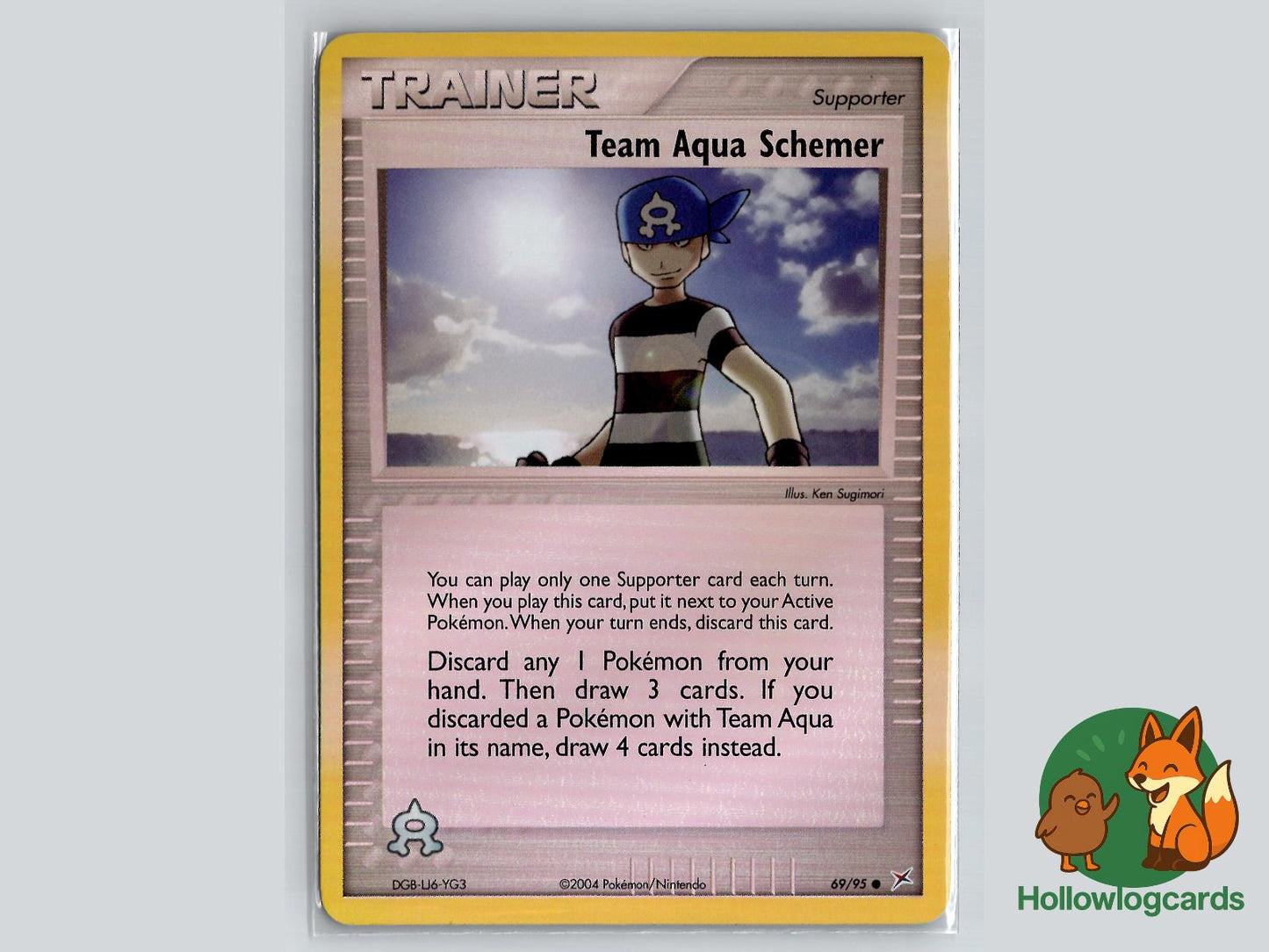 Team Aqua Schemer (69/95) - Team Magma vs Team Aqua Pokémon Card