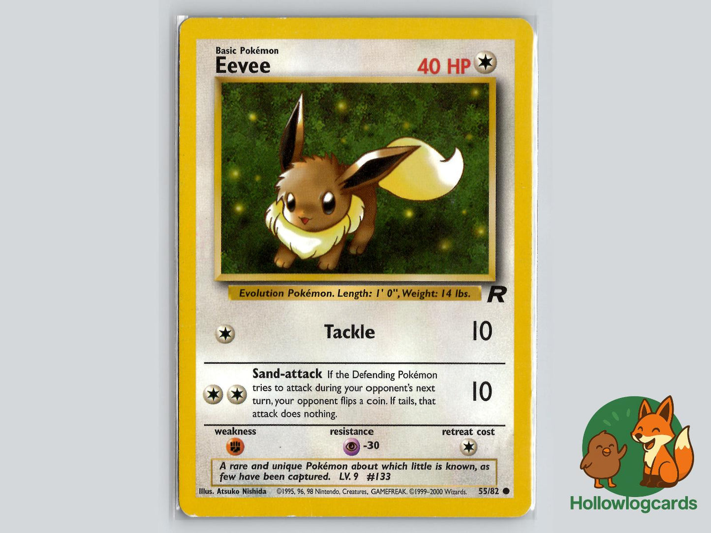 Eevee (55/82) - Team Rocket Pokémon Card