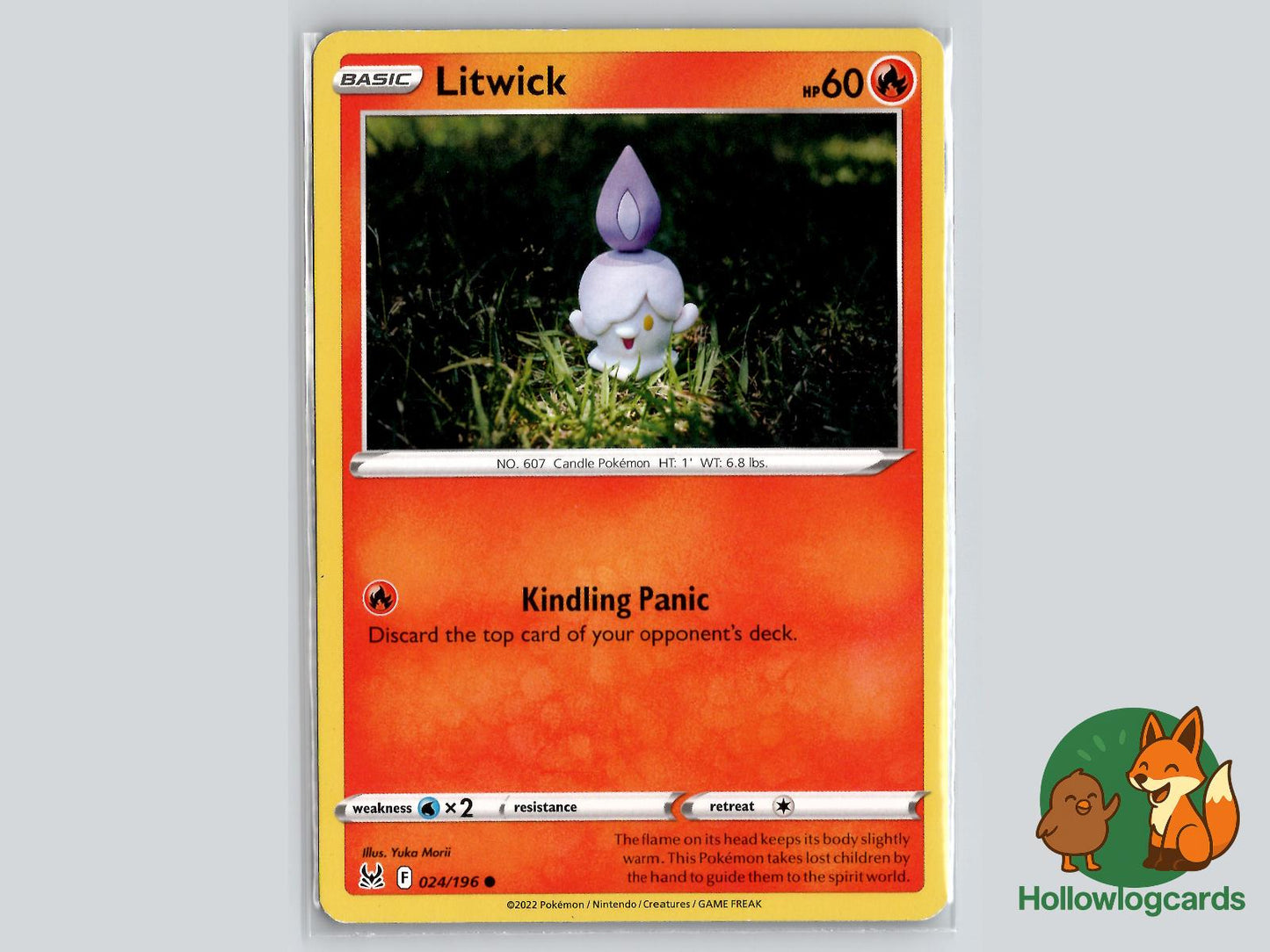 Litwick (024/196) Pokémon Card