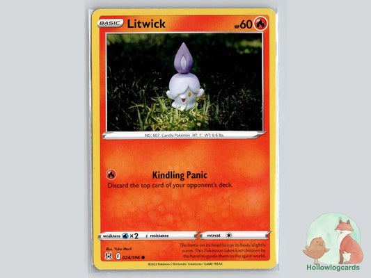 Litwick (024/196) Pokémon Card