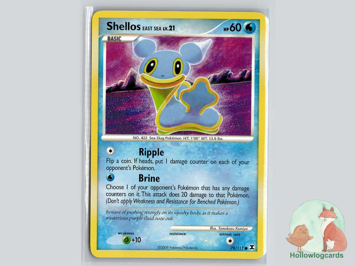 Shellos East Sea (79/111) - Rising Rivals Pokémon Card
