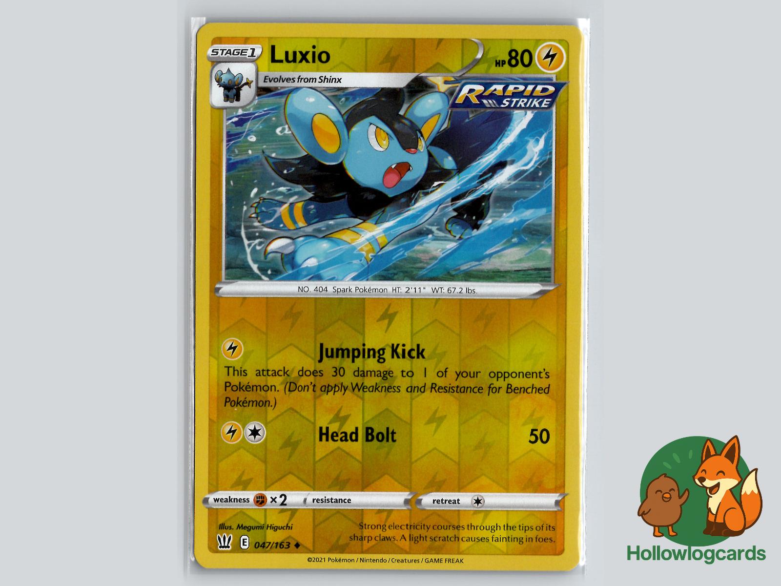 Luxio (047/163) - Battle Styles Pokémon Card