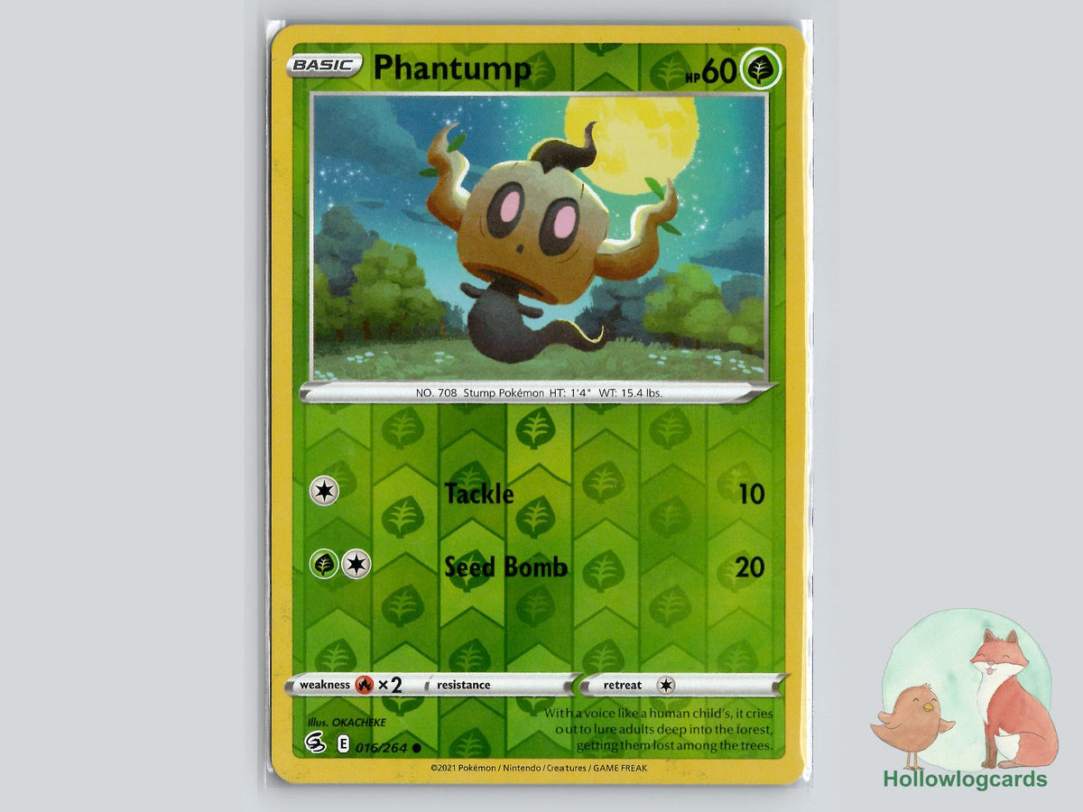 Phantump (016/264) - Fusion Strike Pokémon Card
