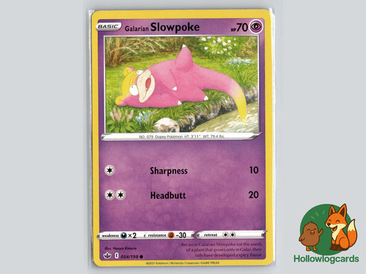 Galarian Slowpoke (054/198) - Chilling Reign Pokémon Card