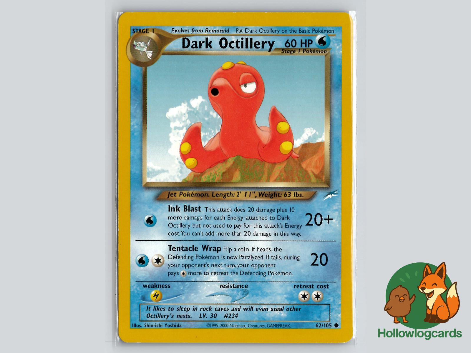 Dark Octillery (62/105) - Neo Destiny Pokémon Card