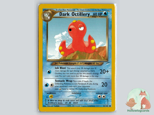 Dark Octillery (62/105) - Neo Destiny Pokémon Card