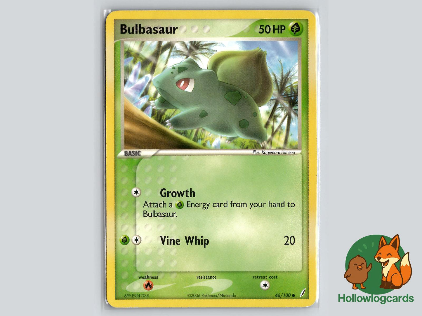 Bulbasaur (46/100) - Crystal Guardians Pokémon Card