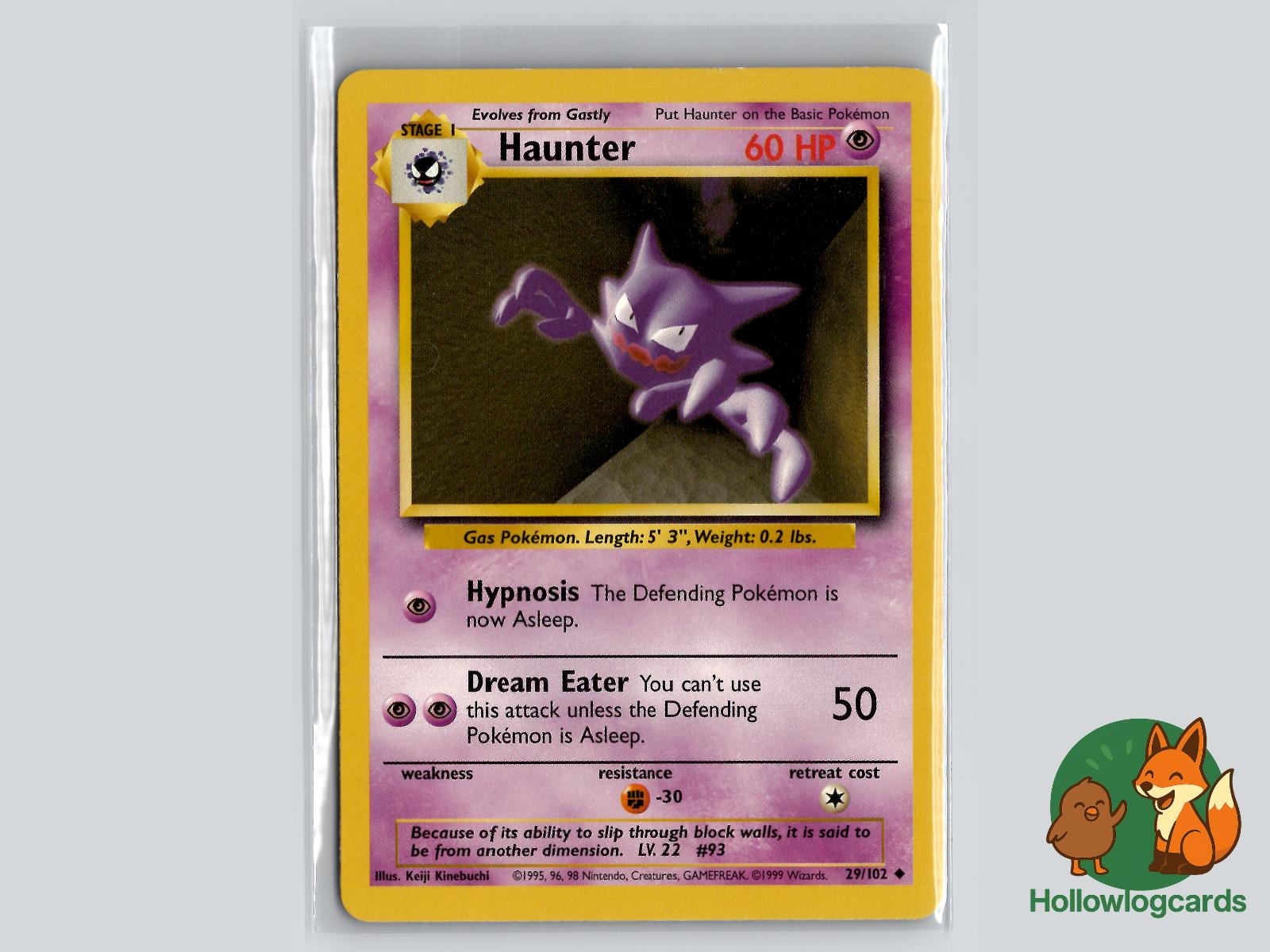 Haunter (29/102) - Base Pokémon Card