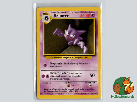 Haunter (29/102) - Base Pokémon Card