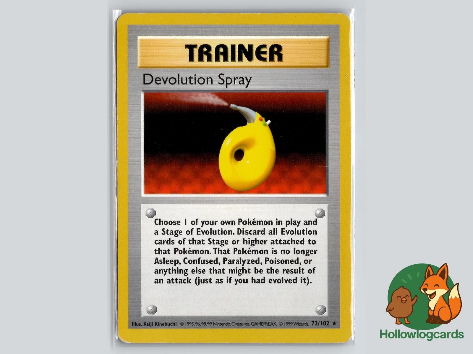 Devolution Spray (72/102) - Base Pokémon Card