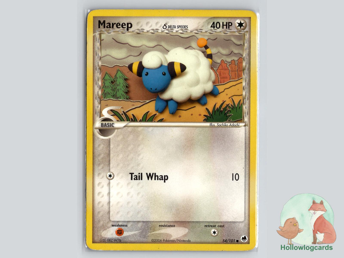 Mareep (54/101) - Dragon Frontiers Pokémon Card