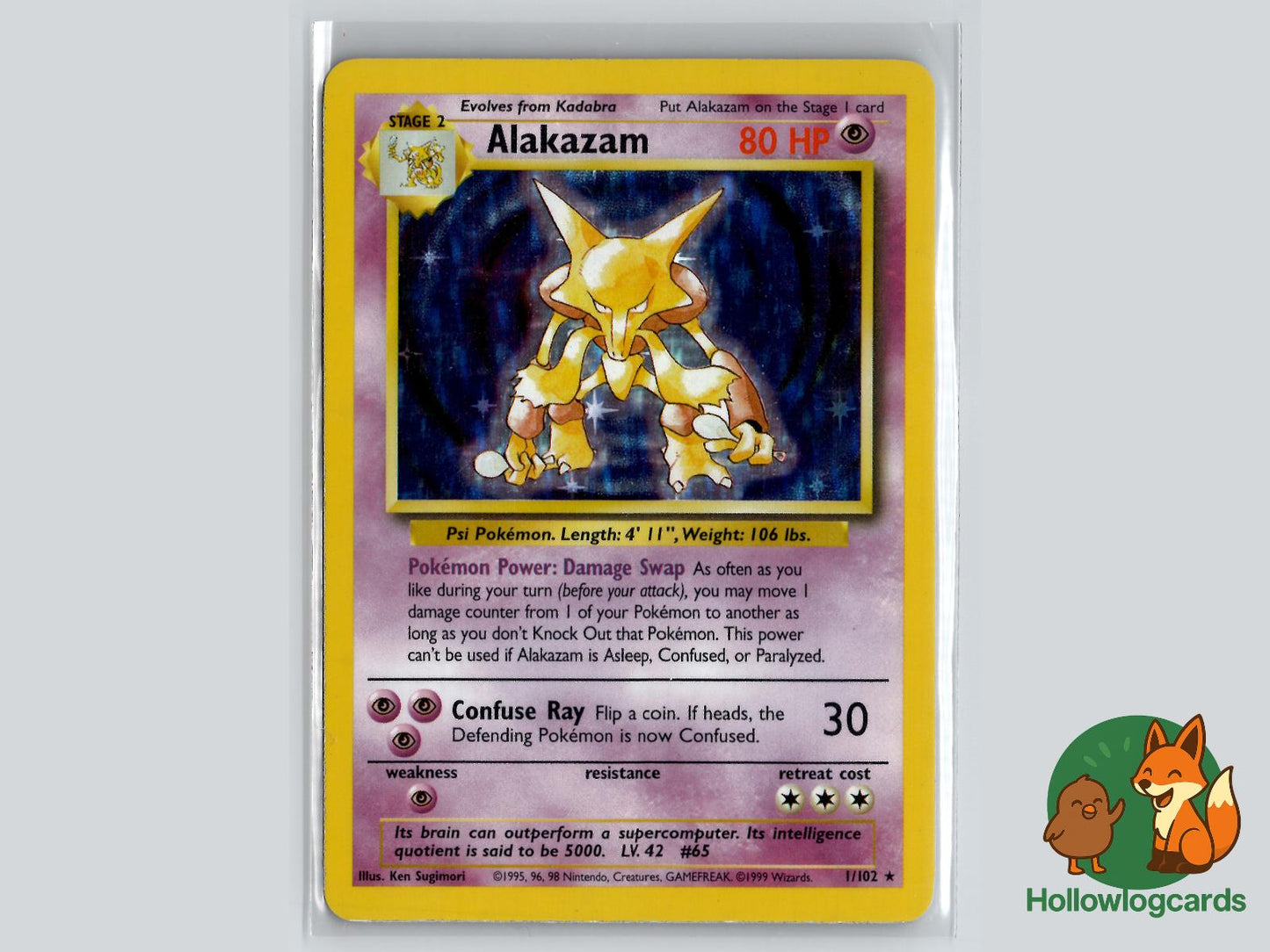 Alakazam (1/102) - Base Pokémon Card
