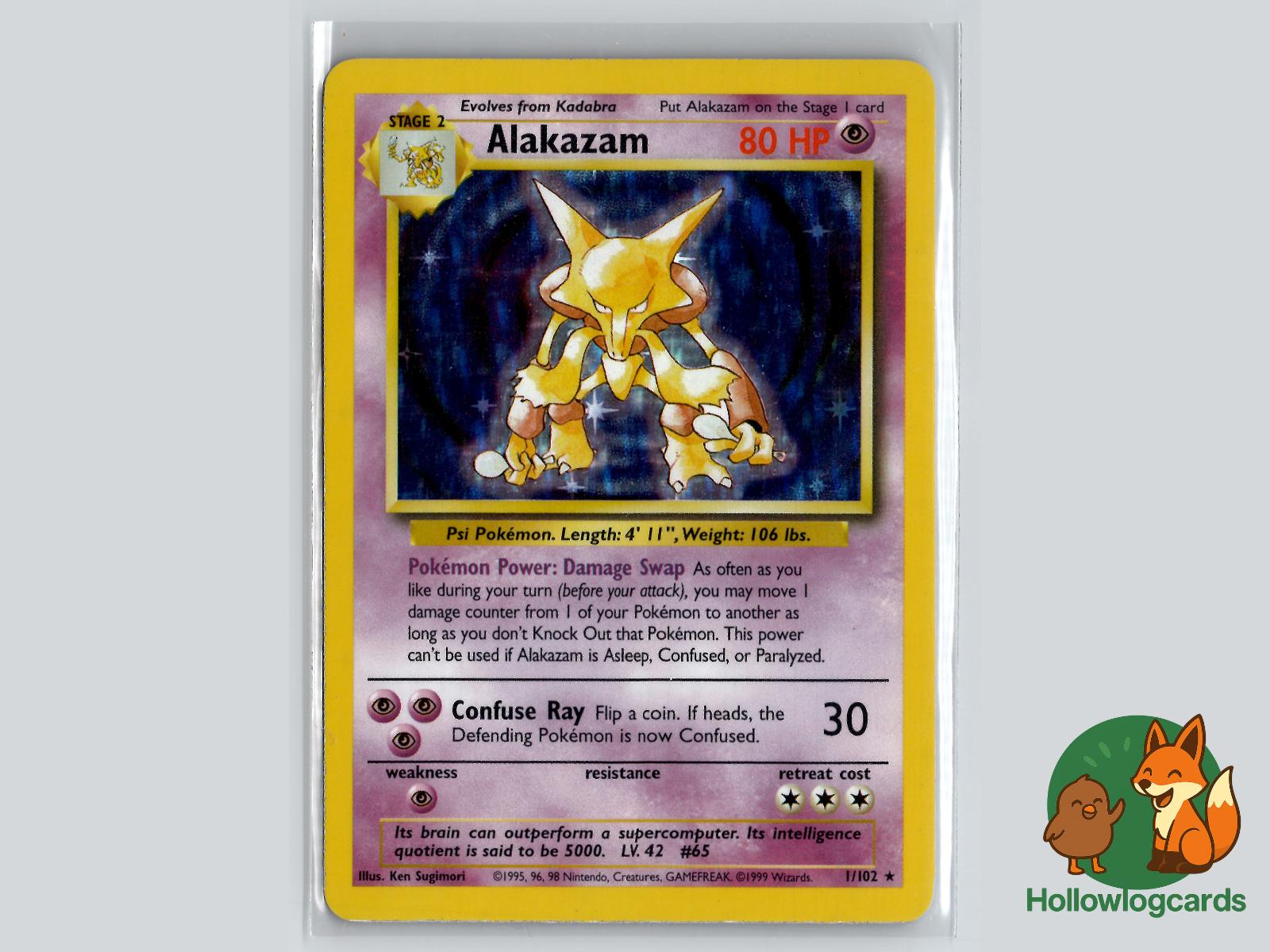 Alakazam (1/102) - Base Pokémon Card
