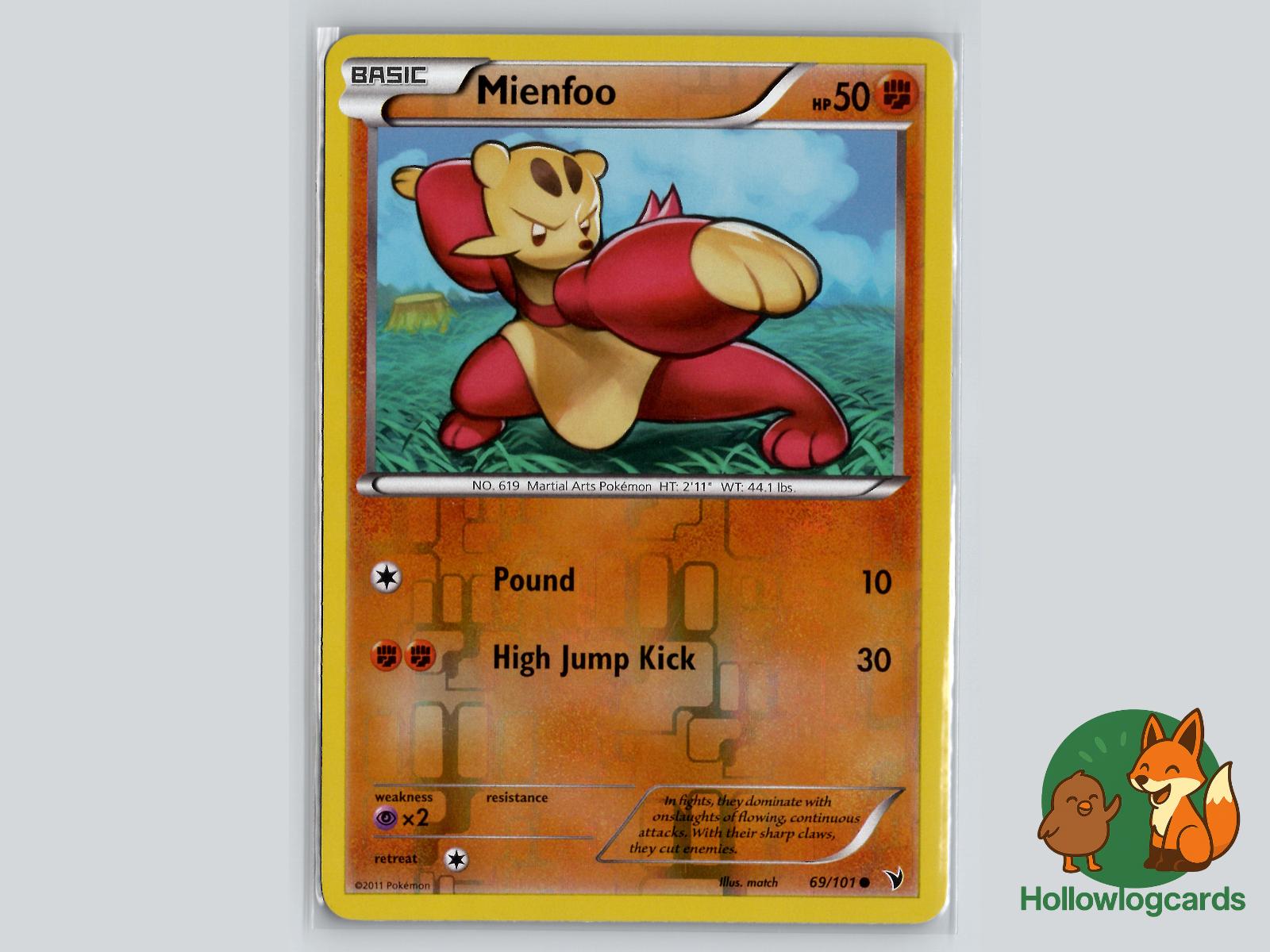 Mienfoo (69/101) - Noble Victories Pokémon Card