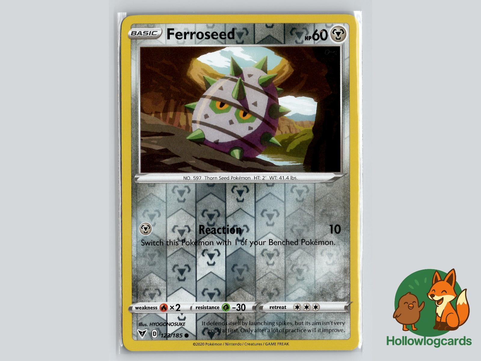 Ferroseed (123/185) - Vivid Voltage Pokémon Card