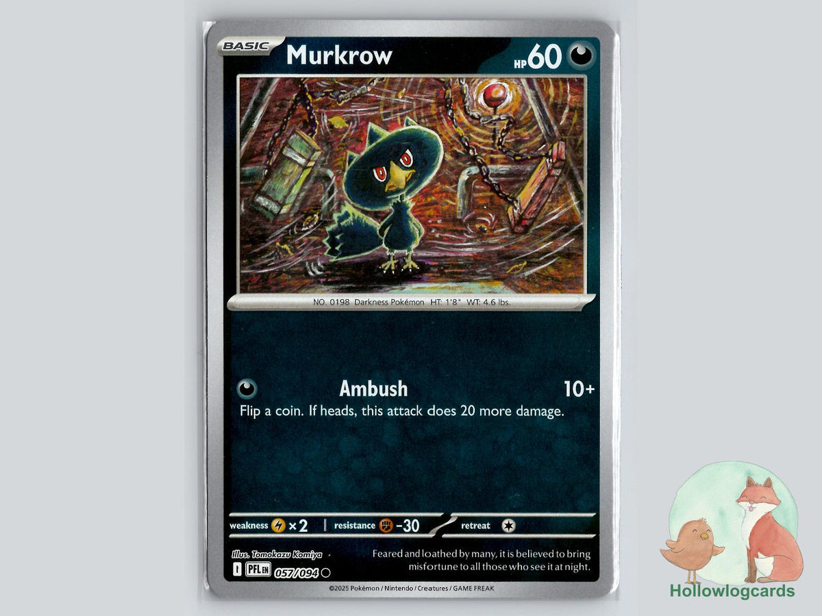 Murkrow (057/094) - Phantasmal Flames Pokémon Card