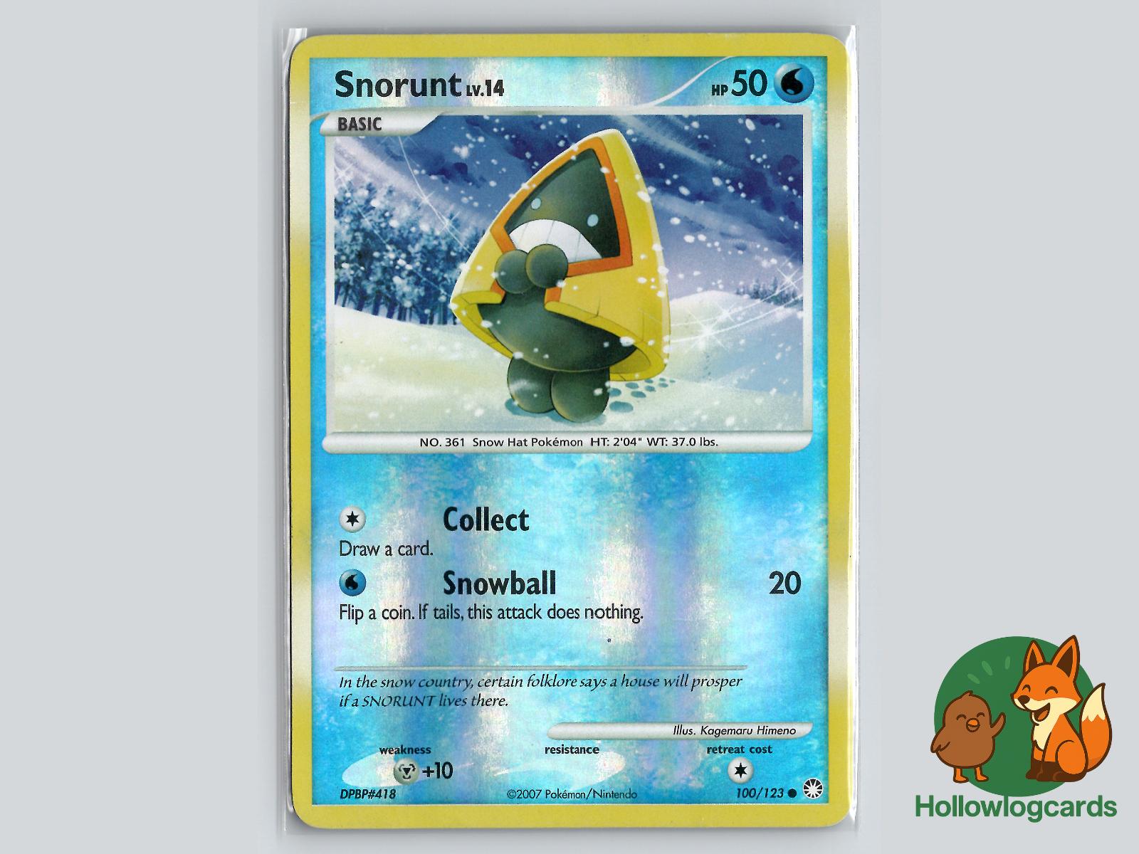 Snorunt (100/123) - Mysterious Treasures Pokémon Card
