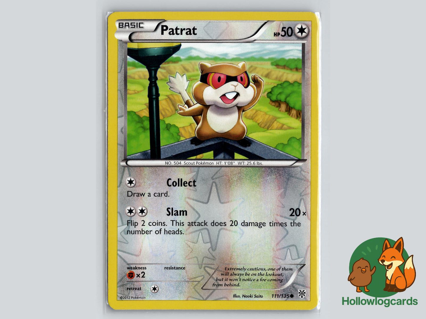 Patrat (111/135) - Plasma Storm Pokémon Card